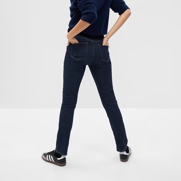 Gap High Rise Straight Leg Jeans with Washwell - Size 29 - BRAND NEW - Picture 2 of 2